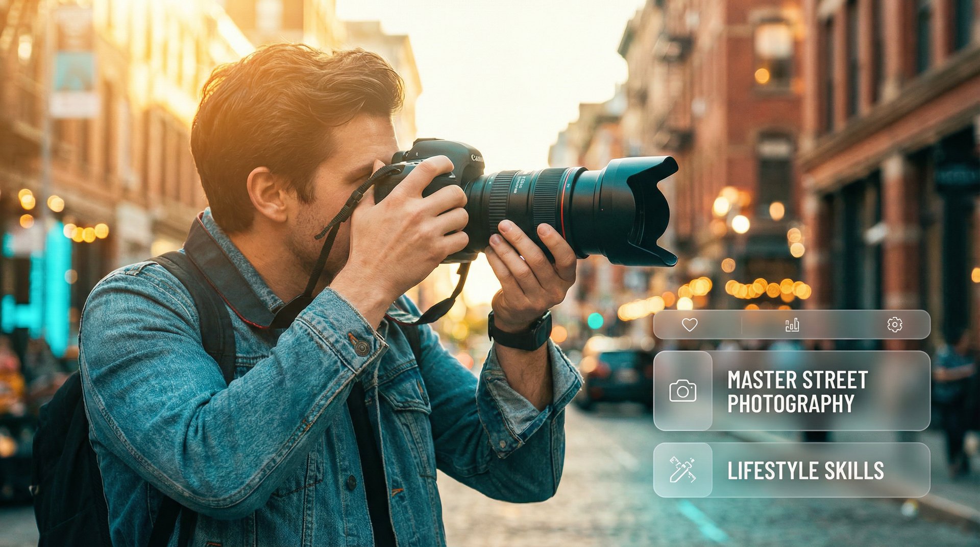 蘑菇视频 街拍摄影技巧视频教程